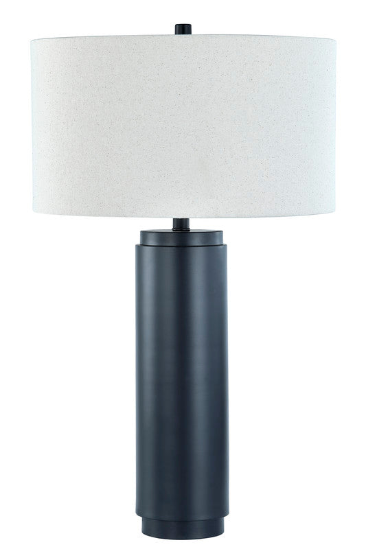 Lumar Matt Black Table Lamp