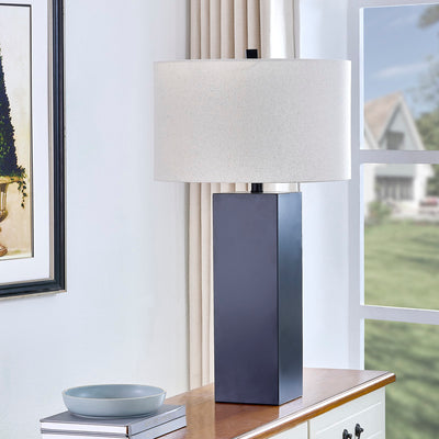 Bask Matt Black Table Lamp