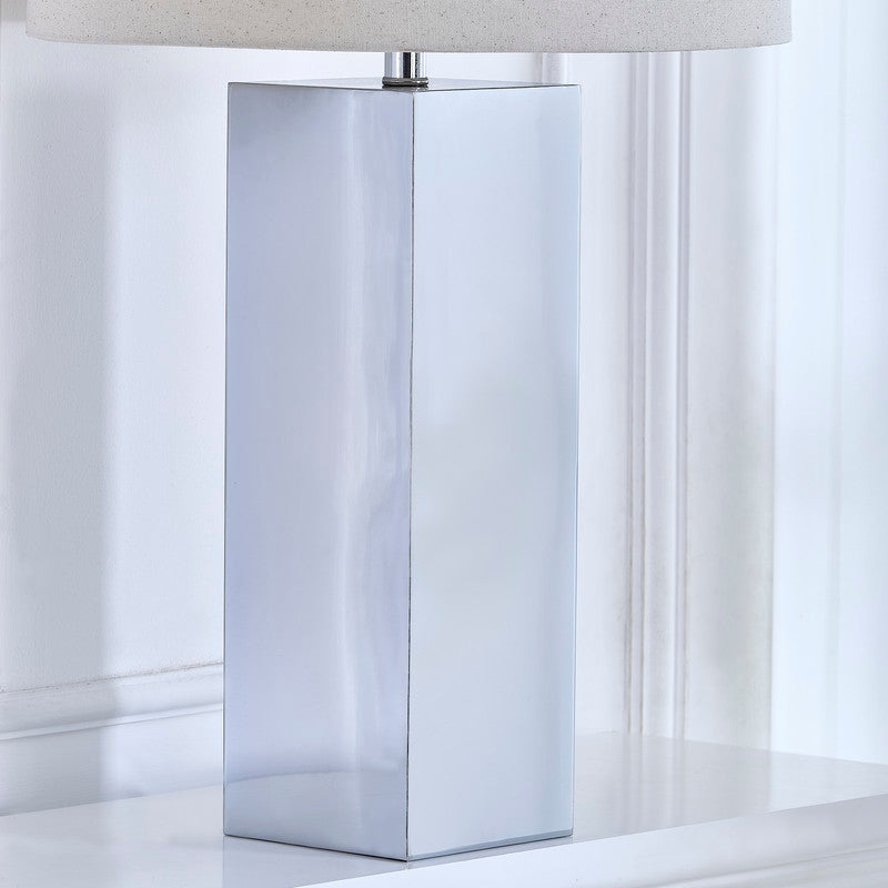 Bask Chrome Table Lamp