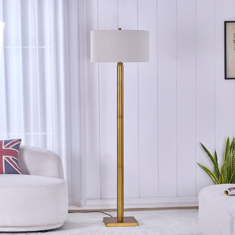 Vela Brass Floor Lamp