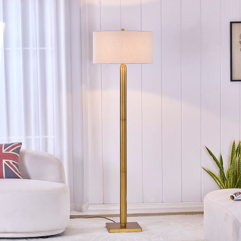 Vela Brass Floor Lamp