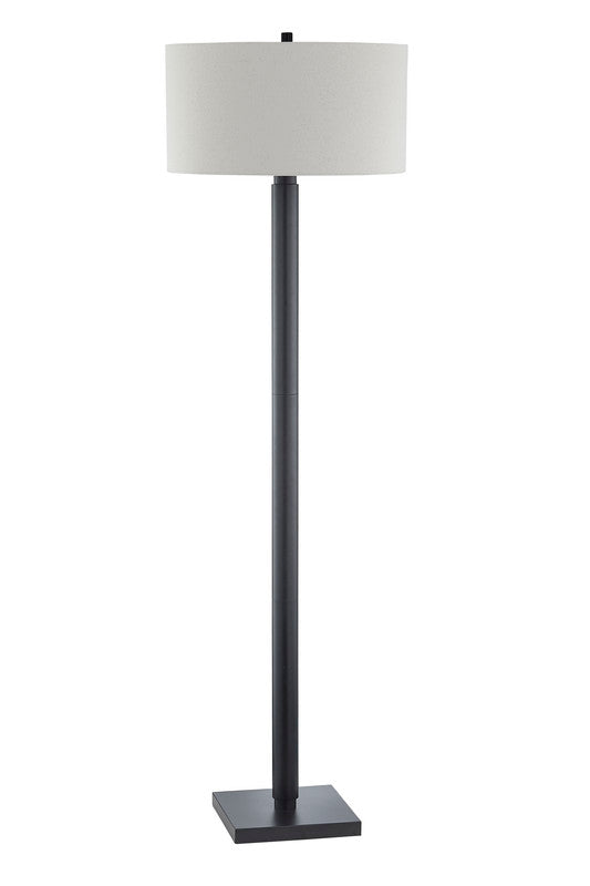 Vela Matt Black Floor Lamp