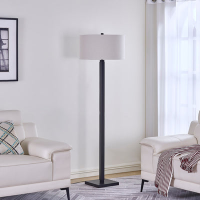 Ahmed Matt Black Floor Lamp