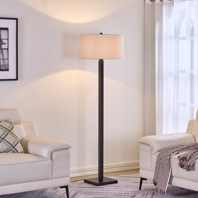 Ahmed Matt Black Floor Lamp