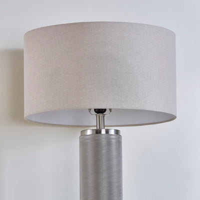 Large Silver Nostalgia Table Lamp