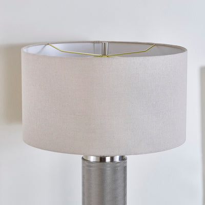 Large Silver Nostalgia Table Lamp