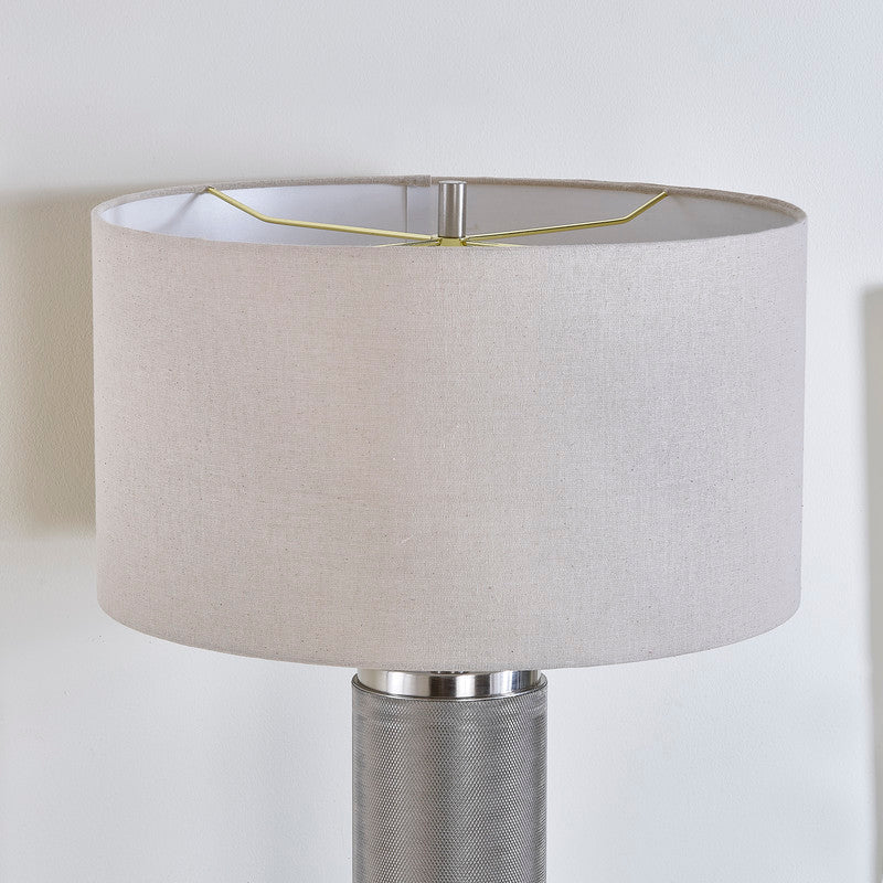 Large Silver Nostalgia Table Lamp