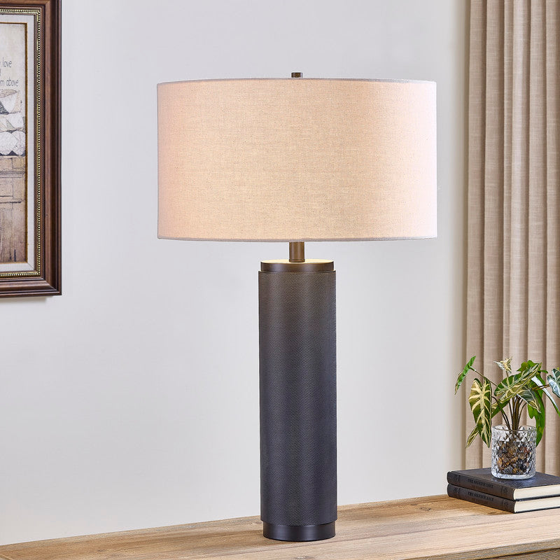 Large Matt Black Nostalgia Table Lamp