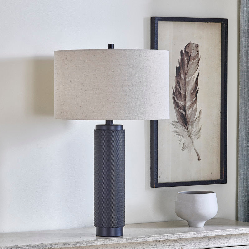 Matt Black Nostalgia Table Lamp