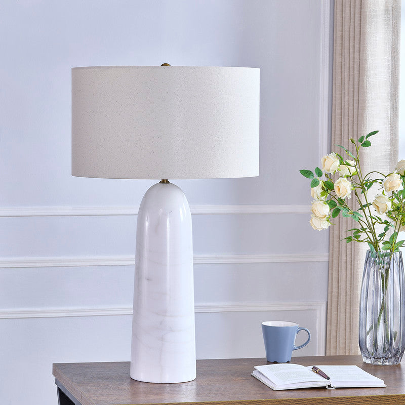 Haze White Marble Table Lamp