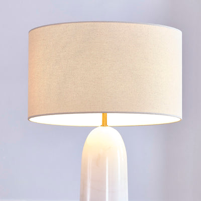 Haze White Marble Table Lamp