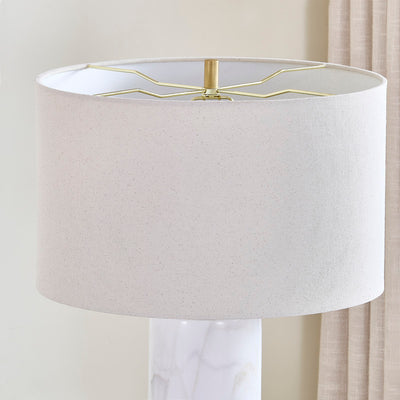 Echo Grey Marble Table Lamp