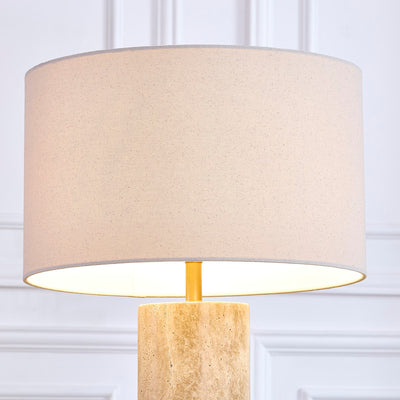 Echo Travertine Table Lamp