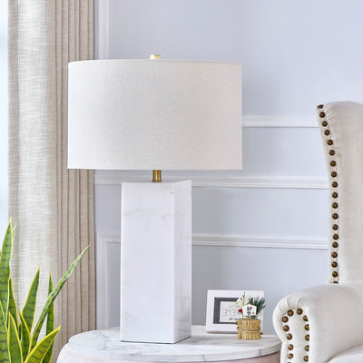 Quartz White MarbleTable Lamp