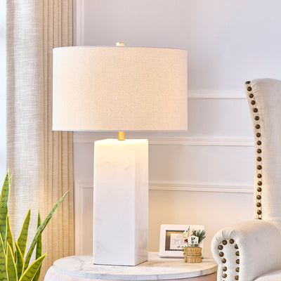 Quartz White MarbleTable Lamp