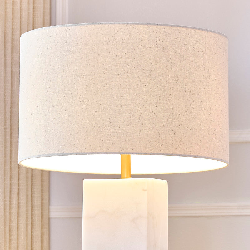 Quartz White MarbleTable Lamp