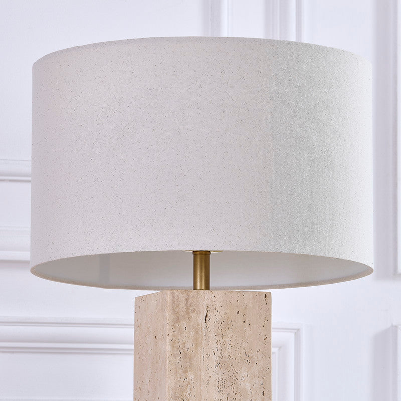 Quartz Travertine Table Lamp