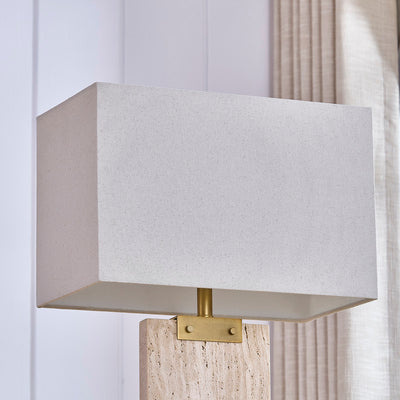 Topaz Travertine Table Lamp