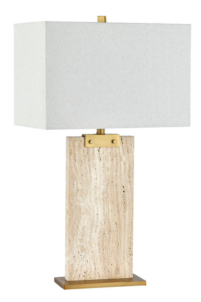 Topaz Travertine Table Lamp