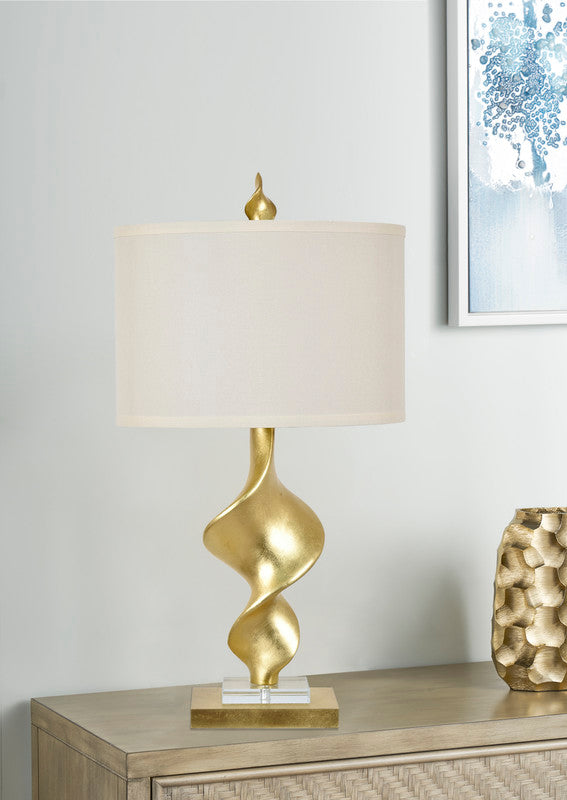 29" TH TABLE LAMP. 15"/10"X15"/10"X10" SHADE