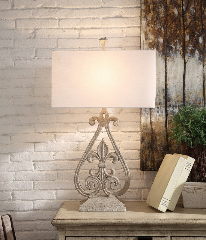 Fleur De Lis Table Lamp