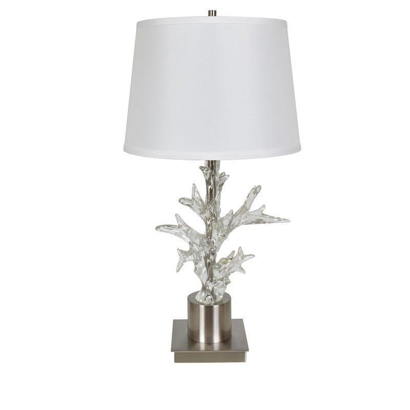 Crystal Coral Table Lamp