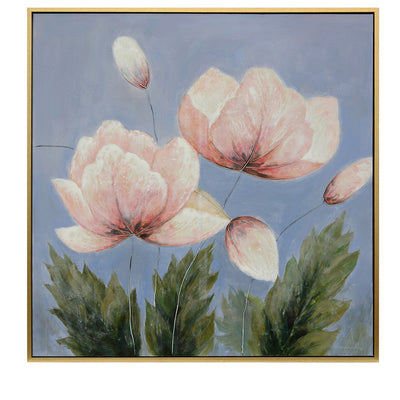 Pink Flower Handmade Oil Painting