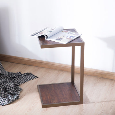 Wooden Square C Table