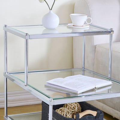 Chrome Side Table