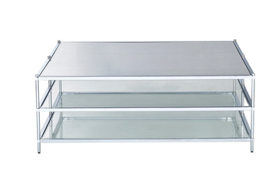 Chrome Squared Coffee Table