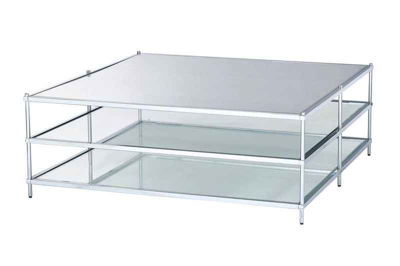 Chrome Squared Coffee Table