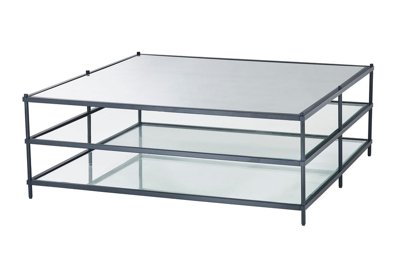 Matt Black Squared Coffee Table