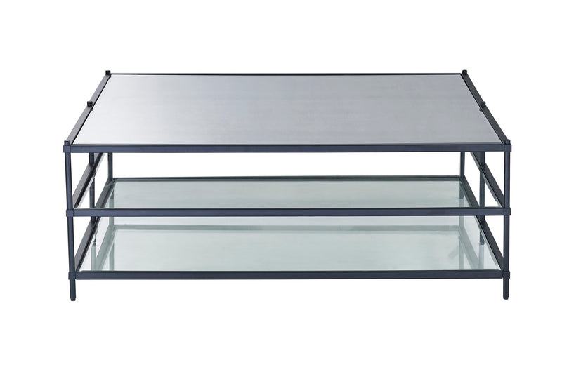 Matt Black Squared Coffee Table