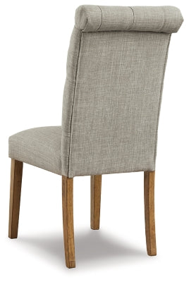 Harvina Dining UPH Side Chair (Light Gray)