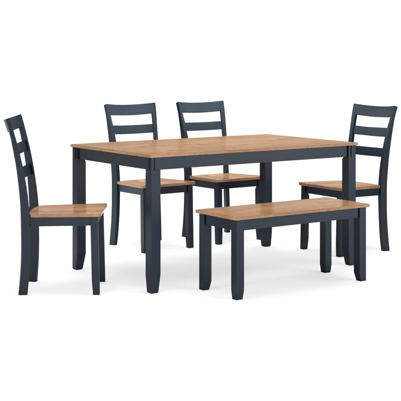 Gesthaven Dining Room Table Set (6/CN)