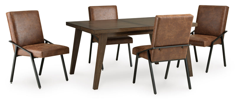 Zumbado RECT Dining Room 4 Chairs