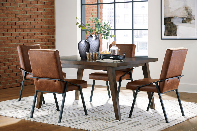 Zumbado RECT Dining Room 4 Chairs