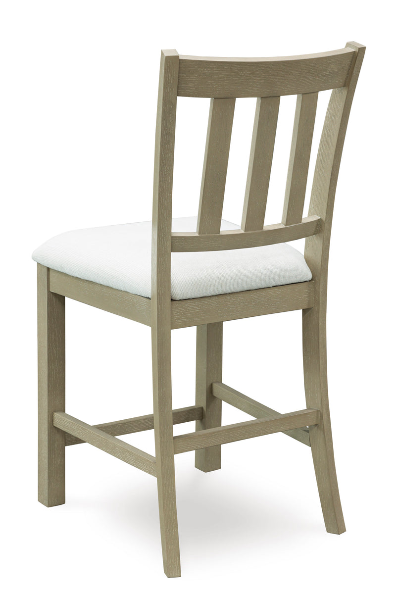 Calmoro Upholstered Barstool (2/CN)