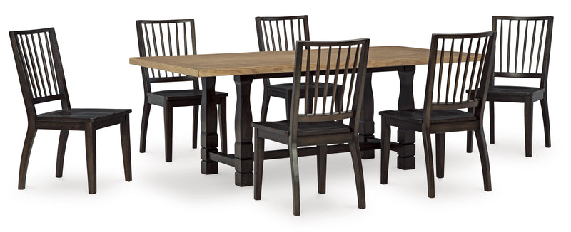 Charterton Rectangular Dining Room (set for 6)