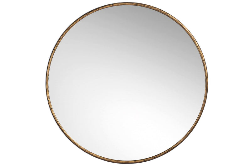iron Round mirror- Larg