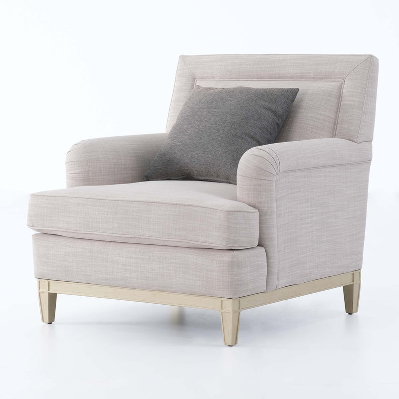 Amelia Navy Arm Chair (90Cm)