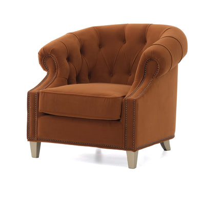 Amelia Velvet Accent Chair (96Cm)