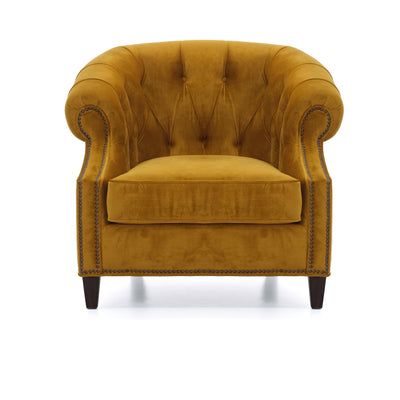 Amelia Velvet Accent Chair (96Cm)