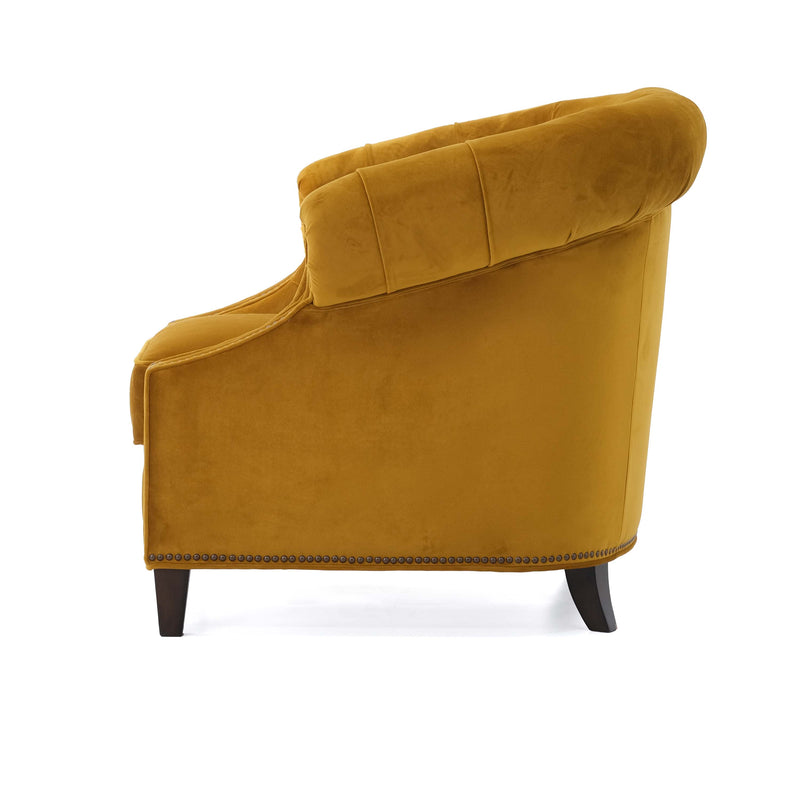 Amelia Velvet Accent Chair (96Cm)