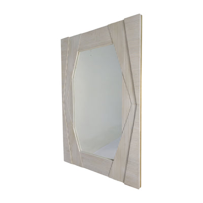 54X36" HARLOW CARVED WOOD WALL MIRROR