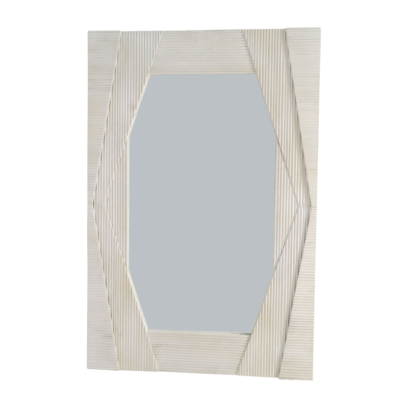 54X36" HARLOW CARVED WOOD WALL MIRROR