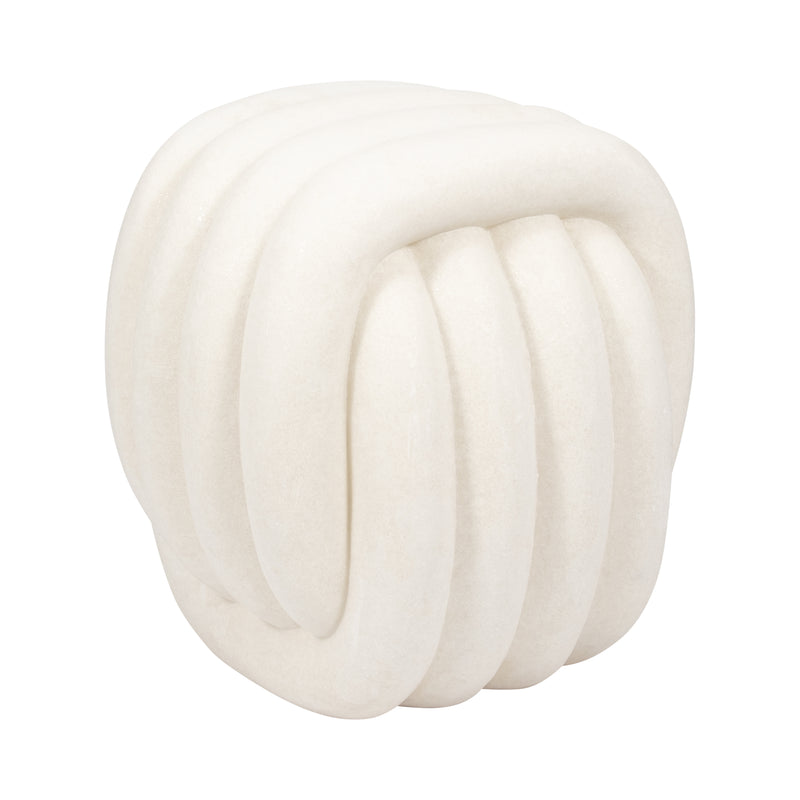 18" HUZZAH QUARTZ RESIN STOOL, WHITE