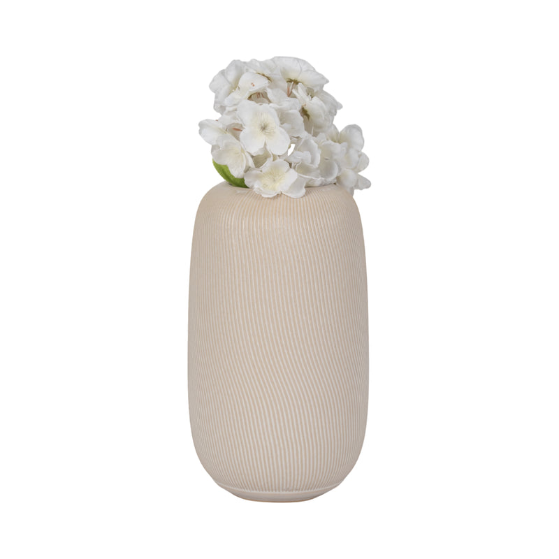 12" KITAMI LARGE VASE, IVORY