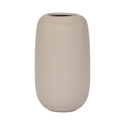 12" KITAMI LARGE VASE, IVORY