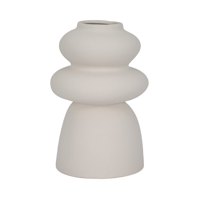 11" HIDAKA SMALL VASE, IVORY